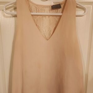 ASTR Lace Detail Blush Top